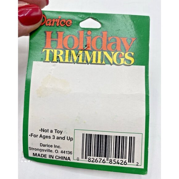 Vintage Miniature Gold Nativity Set Darice Holiday Trimmings NIP Tiny Lot of 2 - Picture 10 of 10